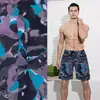 Shorts de Praia Masculino de Secagem Rápida, Adequado para Atividades Aquáticas, Disponível em Várias Cores, Comprimento de Cinco Pontos, Ideal para Férias de Verão ao Ar Livre