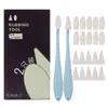 Venta al por mayor de fábrica pluma de pincel de papel 6 Paquete de 3 arte boceto pincel pintura con pincel pluma para difuminar estudiantes juego completo