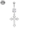 Gaibei Anillo de Ombligo Ojos de Diablo Transfronterizos Europeos y Americanos Anillo de Ombligo de Acero Inoxidable Lujo Accesible Joyería de Piercing de Gama Alta Clavo de Ombligo