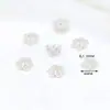 Chapado en Oro de 14k Colorido y Duradero Base de Flor Espaciador Hueco Pétalo Espaciador Cuentas Flor con Cuentas Tapa de Flor Accesorios para Pulsera DIY Joyería C02