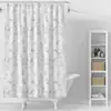 Cortina de Ducha Peva Impresa en 3D Transfronteriza en Stock con Forro Transparente, Impermeable, Antiadherente, Antimoho, Cortina Divisoria de Baño Engrosada