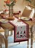 Amazon nova venda quente Dia dos Namorados caminho de mesa de linho decoração para casa restaurante linho estampado jogo americano toalha de mesa