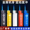 Venta al por mayor del fabricante Encendedores metálicos nuevos con impresión LG, Encendedores desechables a prueba de viento populares de alta gama, Hechos a medida