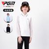 Roupa de proteção solar para golfe infantil PGM roupas para meninos camisa de base top camiseta roupas para jovens primavera e verão