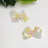 Lazo de tela de malla con lentejuelas ligero, accesorios para el cabello DIY hechos a mano, ropa, zapatos, sombreros, bolsos, muñecas, accesorios decorativos
