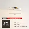 Armário de Espelho com Iluminação LED para Banheiro Estilo Americano, Cobre Integral, Espelho Frontal, à Prova d'Água, Luz para Maquiagem, Ferro de Guangdong