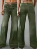 Nuevos Jeans Largos de Mezclilla de Pierna Ancha para Mujer, de Alta Calidad, Pantalones Casuales a la Moda, Adecuados para Todas las Estaciones, Cómodos de Usar