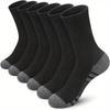 Calcetines para Hombre Color Sólido Combinación Calcetines Deportivos Transfronterizos Talla Grande Exportación Baloncesto Calcetines de Media Caña Algodón Transpirables Otoño e Invierno Negro y Blanco Gris