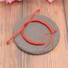 Cuerda de Mano Nudo Diamante Semiterminado Cuerda Trenzada Pulsera Semiterminada para Hombre y Mujer Cuerda Roja Uso en Pareja Cuentas DIY Cuerda de Mano