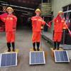 Simulação Solar Comandante de Tráfego Manequim Construção de Rodovias Bandeira Oficial de Segurança de Apostas Robô de Segurança Rodoviária