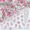 4*6mm Fondo Plano Colorido Flecha Diamante de Cristal Forma Especial Joyas para Uñas Accesorios Diamante para Uñas Portátil Material al por Mayor