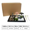 Artesanías de Resina Adornos para el Hogar Estatuas de Buda Mesa de Arena Paisaje de Jardín Amazon Mesa de Arena Zen Paisaje Seco Estilo Japonés