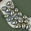 Venta Caliente Transfronteriza Imitación Perla Mabe Aurora Forma de Gota de Agua Perla de Vidrio Espejo Alto Brillo Colgante Broche Accesorio