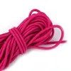 Material de bricolaje cuerda elástica cierre duradero banda de goma redonda de color banda elástica morada alta elasticidad banda elástica azul fuerte al por mayor
