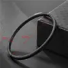 Pulseira Masculina Simples para Casal de Aço Titânio Quente Banhada a Ouro 18K Europeia e Americana Aço Inoxidável Antidesbotamento Joias da Moda