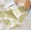 Ropa interior de algodón puro antibacteriana 7A para mujer, de cintura media, sin costuras, clase A, algodón para bebé, ropa interior sin costuras, transpirable, amigable con la piel, bragas para mujer