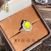 Anel de Calcedônia Amarela Natural Formato de Ovo Oval Abertura Ajustável Presente Cabochão Ágata Amarela Pedra de Jade Anel de Dedo Feminino