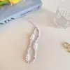 Funda para Teléfono Móvil Estilo Estrella Mismo Estilo Cadena de Perlas Estilo Ins Cadena para Colgar Memoria USB Celebridad de Internet Cadena para Colgar Joyería de Cristal Cadena para Teléfono Móvil para Mujer