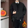 2025 Nova Roupa de Inverno Masculina Casual de Algodão Casaco Acolchoado Espesso Solto Tamanho Grande Quente Gola Alta Jaqueta Casaco de Algodão para Homens