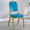 Silla de banquete de hotel, silla general, silla de comedor para banquetes de boda, silla de comedor de restaurante, silla ejecutiva de oficina para capacitación y reuniones con respaldo