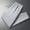 Pantalones Deportivos de Algodón Puro Talla Grande M-8XL para Hombre Otoño Invierno Engrosados con Felpa Ajuste Holgado Pierna Recta con Puño Casual Largos para Hombre