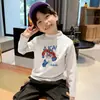 Camiseta Base para Niños 2026 Otoño/Invierno Nuevo Estilo para Niños Versátil de Forro Polar Cálida Capa Interior Cuello Semi-Alto Manga Larga