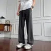 Calça Masculina de Seda de Gelo Japonesa Verão Novo Malha Fina Respirável Calça Esportiva Joggers Masculino Casual Calça Longa Masculina
