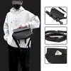 Bolso de Hombro para Hombre Gran Capacidad Marca de Moda Bolso de Pecho para Motocicleta Bolso Cruzado para Hombre Mochila con Hebilla Magnética para Hombre Bolso para Montar Hombres