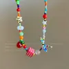 Collar de Estrella de Mar con Cuentas de Dopamina Dulce para Niñas, Cadena para Clavícula en Capas de Diseño Exclusivo, Gargantilla Dulce y Fresca para Chicas Picantes