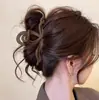 Pinza de Garra Mate Color Café para Mujer, Nuevo Modelo 2026, Pinza Grande para el Cabello Grueso, Accesorio para el Cabello Tipo Pinza de Tiburón