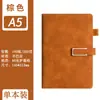 Cuaderno A5 con Grabado para Uso de Oficina, Registros de Reuniones, Bloc de Notas de Cuero Suave Engrosado, Personalización de Cuaderno de Negocios