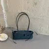 Bolso de axila único y elegante para mujer, bolso de mensajero, nuevo modelo 2026, bolso de mano simple, bolso baguette, bolso de hombro de moda
