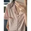 Nuevo Pijama de Conejo con Lunares Rosas para Mujer, Conjunto de Dos Piezas de Manga Corta y Shorts de Verano, las Niñas Pueden Usarlo como Ropa de Casa