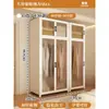 Guarda-roupa de Aço para Uso Doméstico, Adequado para Quarto de Aluguel, Fácil de Montar, Armário de Metal Resistente e Durável, Armário de Armazenamento de Ferro