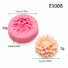 Peonía, Paeonía, Girasol, Dalia, Flor Kansang, Combinación de Flores de Rosa Vela de Yeso Aromaterapia Silicona Hecha a Mano