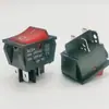 Máquina de soldar 30A interruptor de barco de alta corriente interruptor de encendido basculante de alta potencia KCD4 con lámpara barco cuatro patas 2 engranajes
