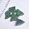 Drusa de Cristal Natural Drusa de Cristal Arcoíris Electrochapada Drusa de Cristal Chapada en Color Adornos de Piedra Original Drusa de Amatista Electrochapada en stock