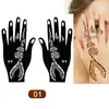 Plantillas de Henna para Manos de Venta Caliente Transfronterizas, Huellas de Mano para Bodas, Decoraciones de Manos para Escenario, Tatuajes Temporales de Mano
