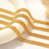Estilo Ins Europeo y Americano Pulsera de Moda Exagerada Pulsera Sencilla de Acero de Titanio para Mujer Joyería de Oro de 18k para Hombre y Mujer E250