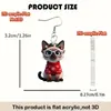 Pendientes Colgantes Gatito Espacial Transfronterizos Accesorios Sexy para el Día a Día y Fiestas Regalos de Navidad Adecuados para Mujeres Todas las Estaciones