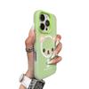 Funda de Gelatina Colorida Dos en Uno para Teléfono Móvil Apple Funda para Teléfono Móvil de Doble Capa Media Cubierta Escarchada Funda para Teléfono Móvil DIY Dibujo Animado Lindo