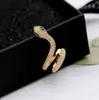 Brincos de Cobra Microincrustados com Zircônia Diamante Estilo Levemente Luxuoso Criativos Dois Brincos Pequeno Cobra Espiritual Clipe de Osso da Orelha Agulha de Prata 925