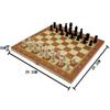 Direto da Fábrica Jogo de Xadrez Tabuleiro de Xadrez Caixa de Madeira Jogo Padrão Tabuleiro Dobrável 29cm