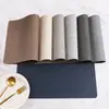 Manteles Individuales Se Seleccionan Cuidadosamente de Tela Popular Estilo Nórdico Cuadrados de Cuero Vajilla Sencilla Manteles Individuales y Manteles de Mesa de Alta Gama