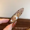 Pinza de pico de pato elegante de estilo coreano, transparente, con perlas y pedrería en forma de corazón, para arreglar el flequillo, accesorio para el cabello moderno y versátil para mujeres