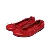Primer Encuentro Zapatos mecedores para mujer estilo Ji Zhai 2026 nuevos zapatos planos sin cordones con lazo poco profundo zapatos de abuela zapatos de rollo de huevo