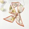 Combinación de colores de primavera y otoño Bufanda francesa Diadema trenzada Tira de bufanda elegante de alta calidad Cinta decorativa versátil de Corea del Sur para mujer