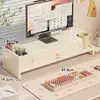 Soporte Elevador para Monitor de Computadora con Cajón Base para Aumentar la Altura de la Pantalla del Monitor de Escritorio Estante de Almacenamiento