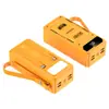 Batería externa transfronteriza de 100000 mAh con carga rápida, capacidad ultragrande, cable incorporado, fuente de alimentación móvil compartida