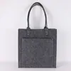 Bolsa de Fieltro con Remaches para Viajes Diarios al Trabajo, Almacenamiento de Datos de Computadora, Gran Capacidad, Puede Contener Botellas de Agua, Bolsa de Tote para Clase